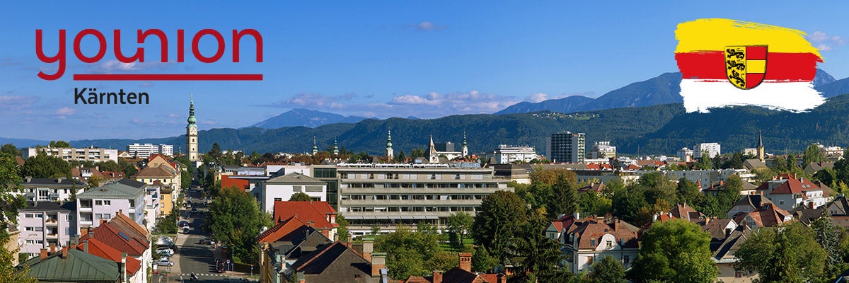 Klagenfurt vom Kreuzbergl gesehen / Klagenfurt / Österreich