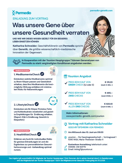 Einladung zum Vortrag über Genetik am 10. Juni 2026