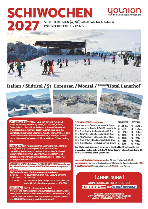 Schiwoche Südtirol